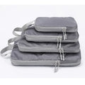 Compressible 4-Piece Set Business Travel Storage Bag, Simple and Fashionable Multi-Functional Vertical Waterproof Organizer Bag